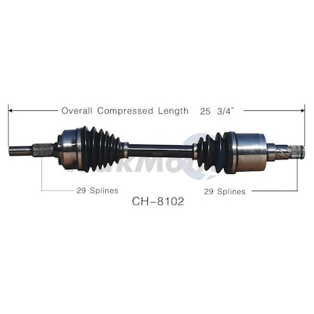 Surtrack Axle Cv Axle Shaft, Ch-8102 CH-8102